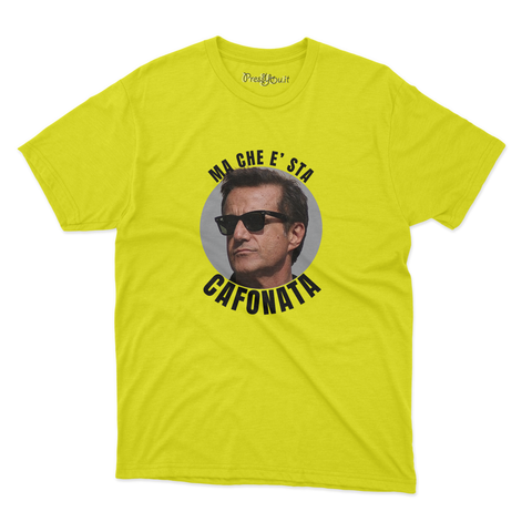 maglietta t-shirt- cristian che è sta cafonata