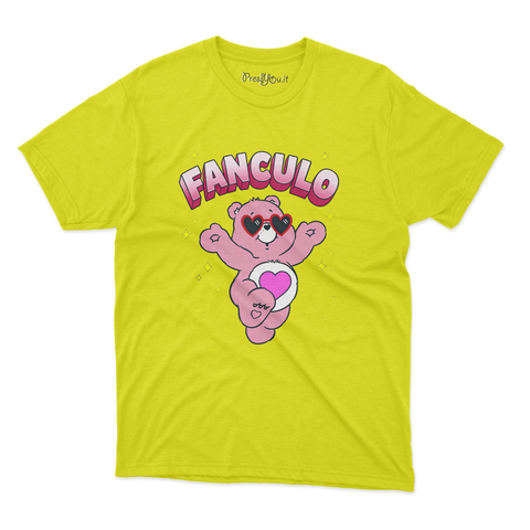 maglietta t-shirt- orsetto festoso fanculo" – Idea regalo divertente