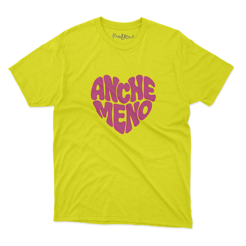 maglietta t-shirt- anche meno cuore