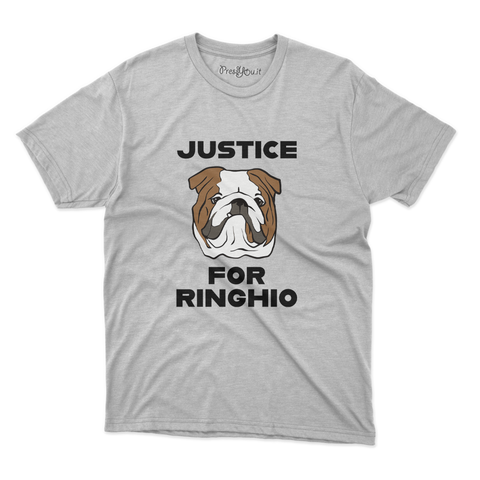 maglietta t-shirt- justice for ringhio giustizia per ringhio