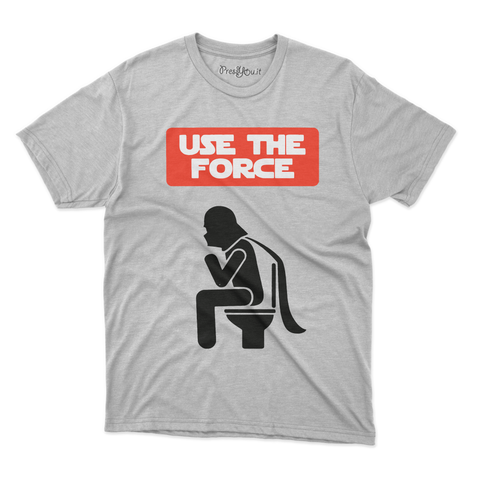 maglietta t-shirt- use the force cagando