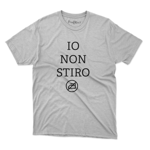 maglietta t-shirt- io non stiro