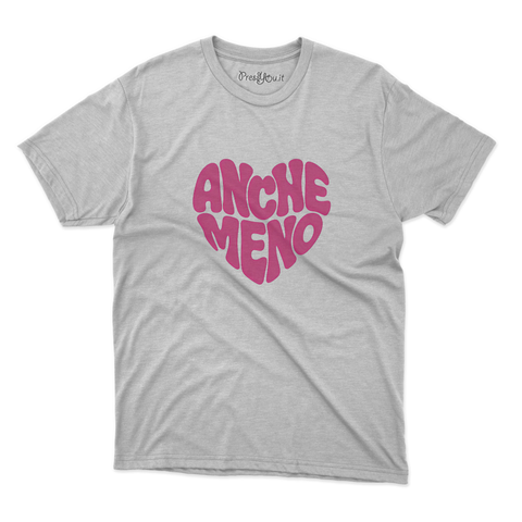 maglietta t-shirt- anche meno cuore