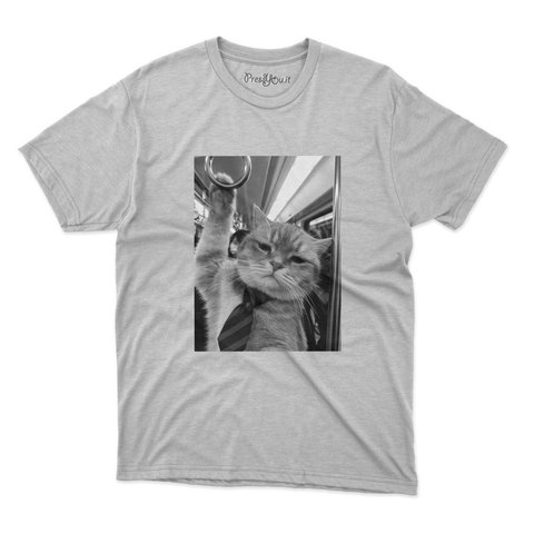 maglietta t-shirt- gatto a lavoro lunedì