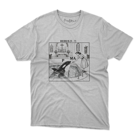 maglietta t-shirt- rebus maleducato