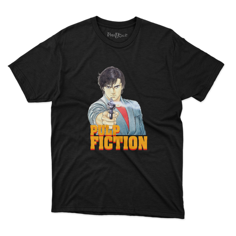 maglietta t-shirt- pulp hunter manga