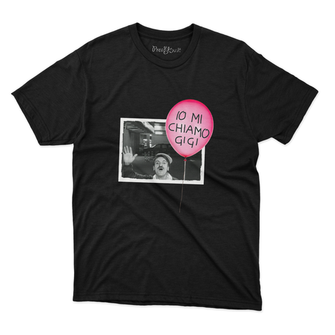 maglietta t-shirt- io mi chiamo gigi