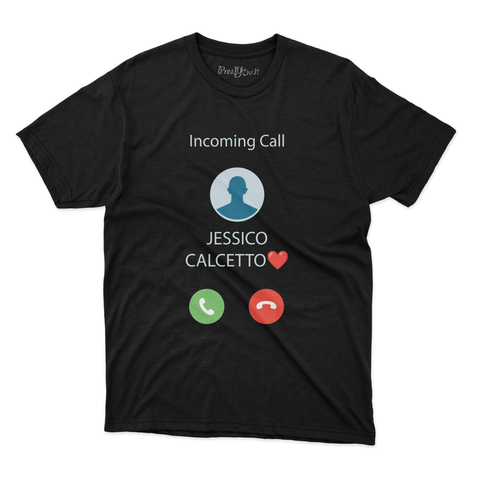 maglietta t-shirt- chiamata jessico calcetto