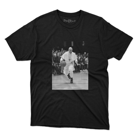 maglietta t-shirt- papa franci basket