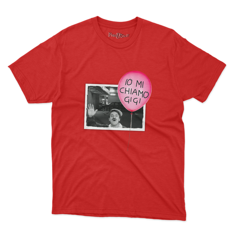 maglietta t-shirt- io mi chiamo gigi