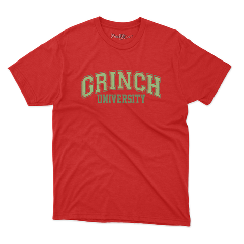 maglietta t-shirt- grinch university natale