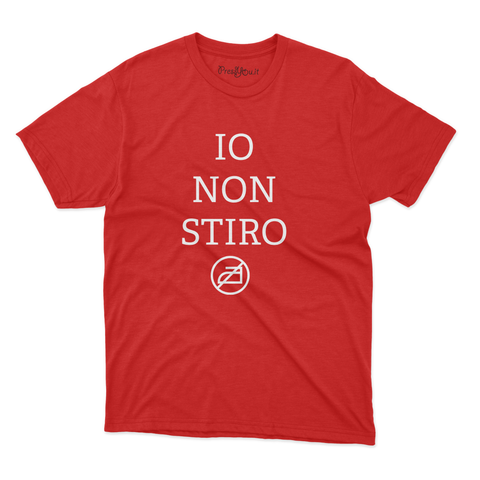 maglietta t-shirt- io non stiro