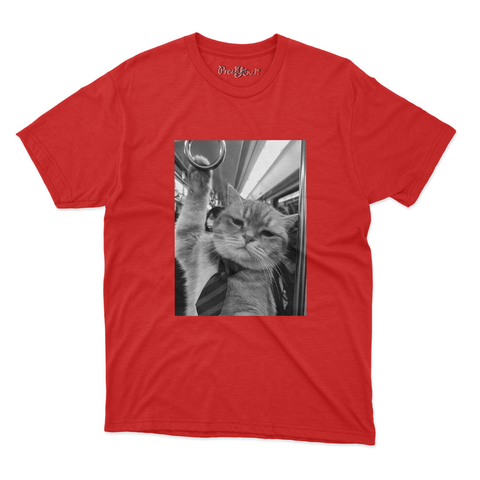 maglietta t-shirt- gatto a lavoro lunedì