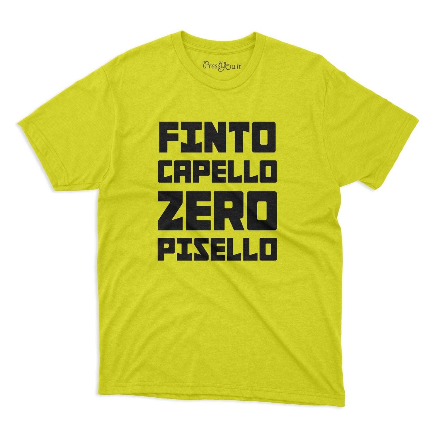 maglietta t-shirt- finto capello zero pisello