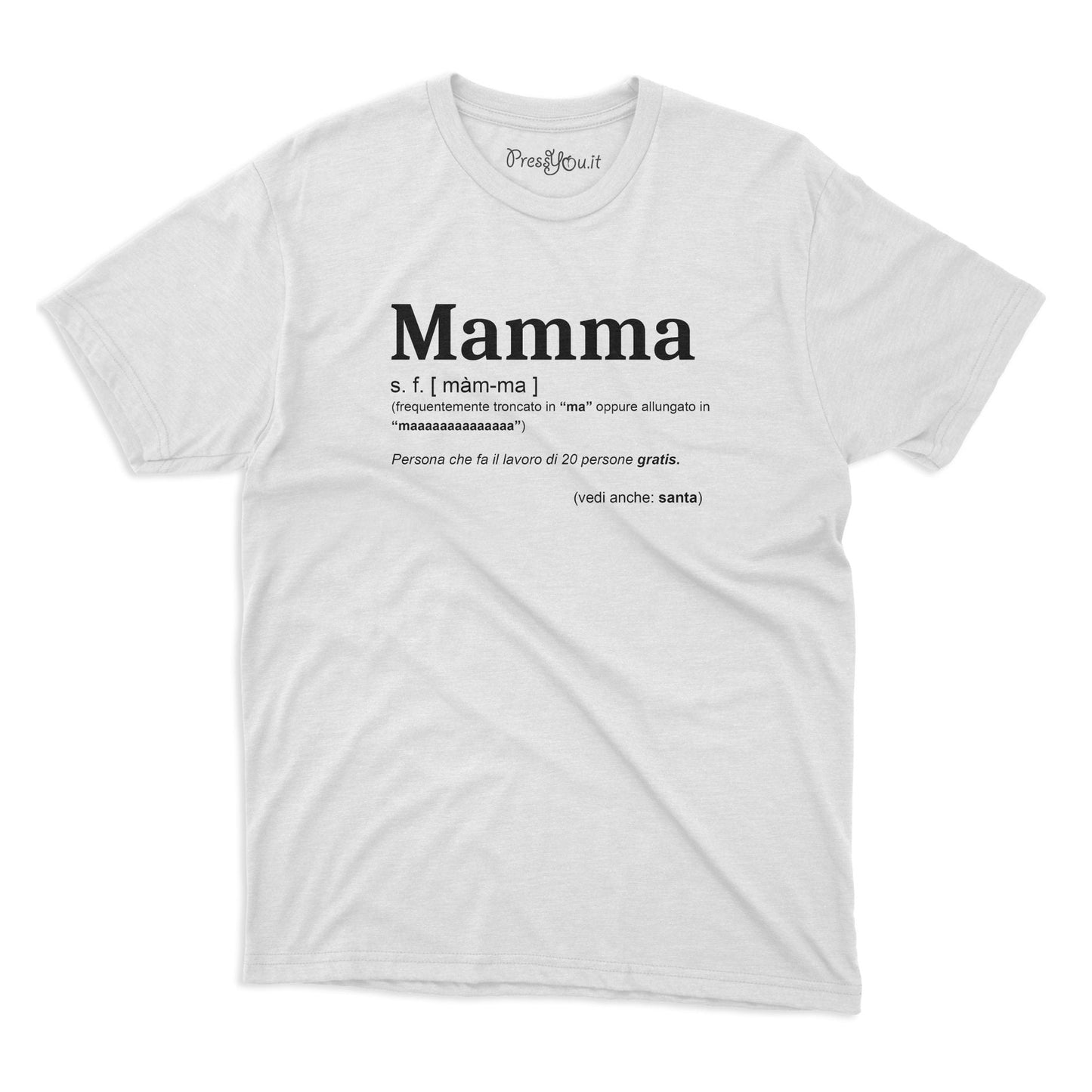 maglietta t-shirt- mamma dizionario