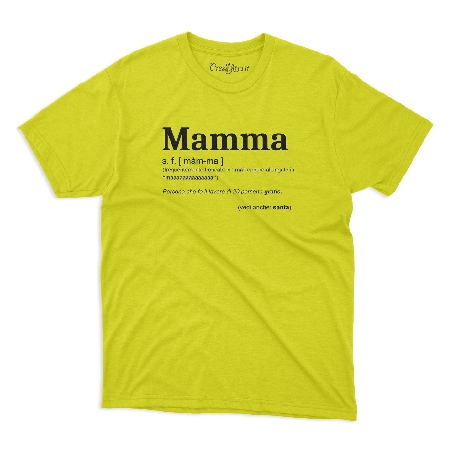 maglietta t-shirt- mamma dizionario