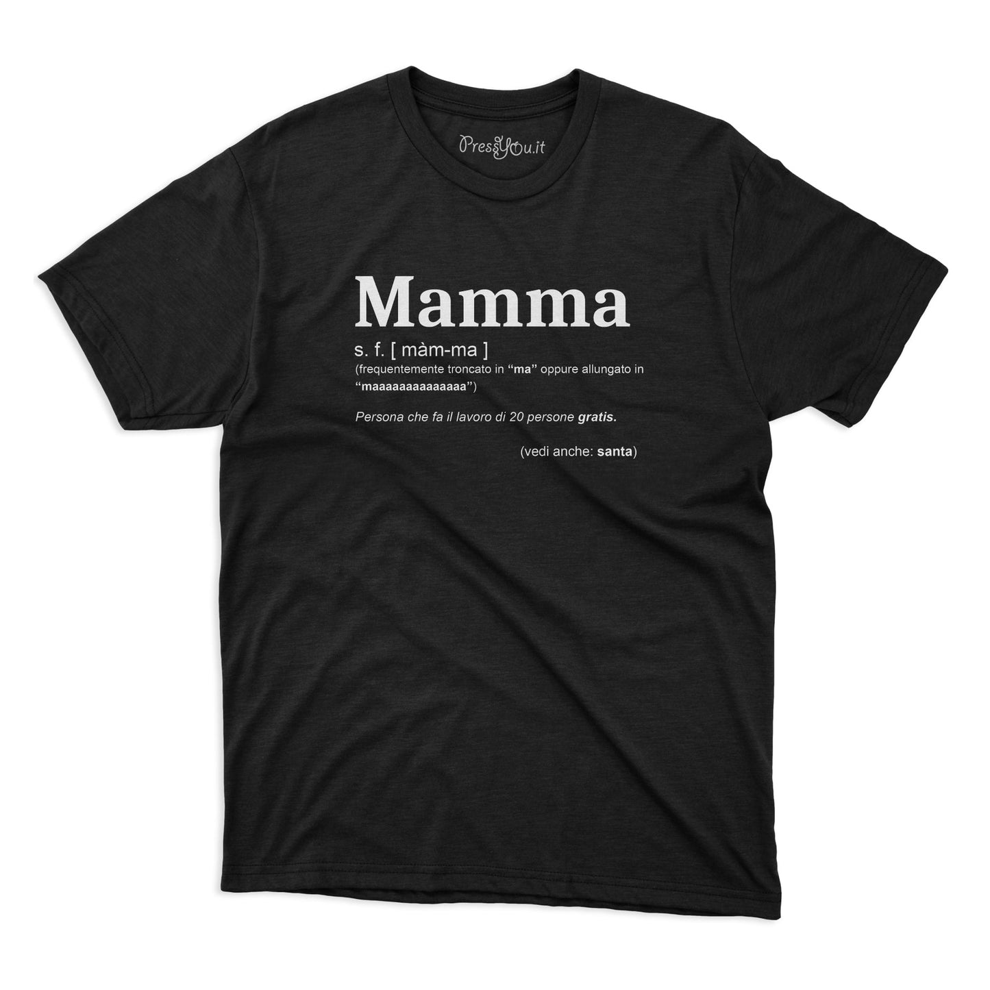 maglietta t-shirt- mamma dizionario