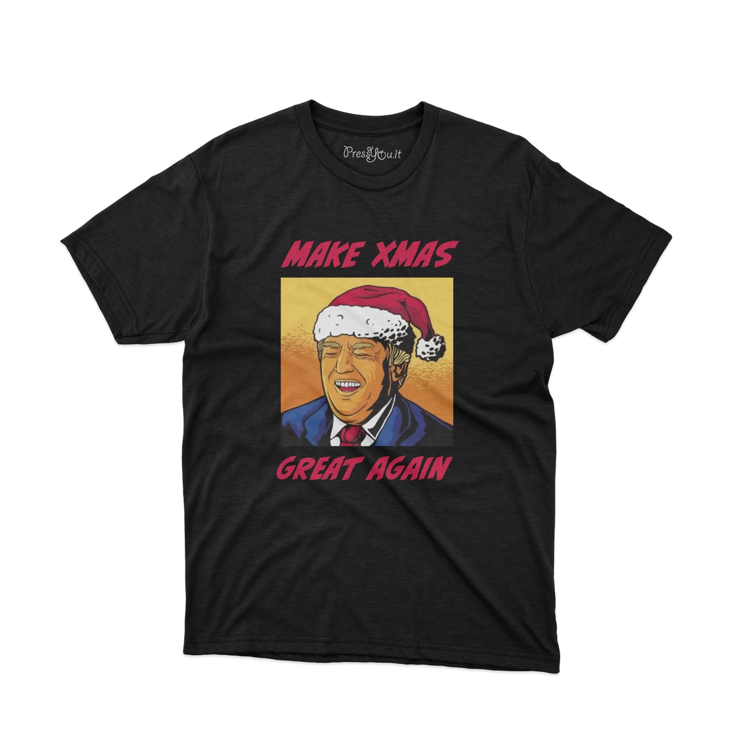 maglietta t-shirt-trump make xmas great again