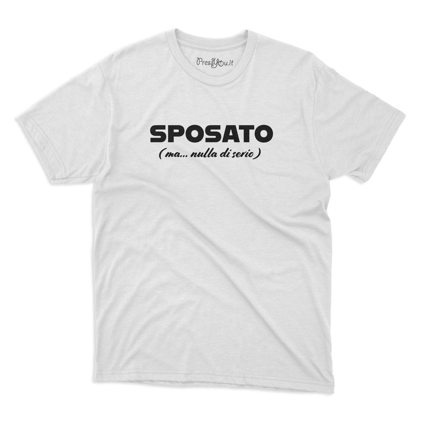 maglietta t-shirt- sposato ma nulla di serio