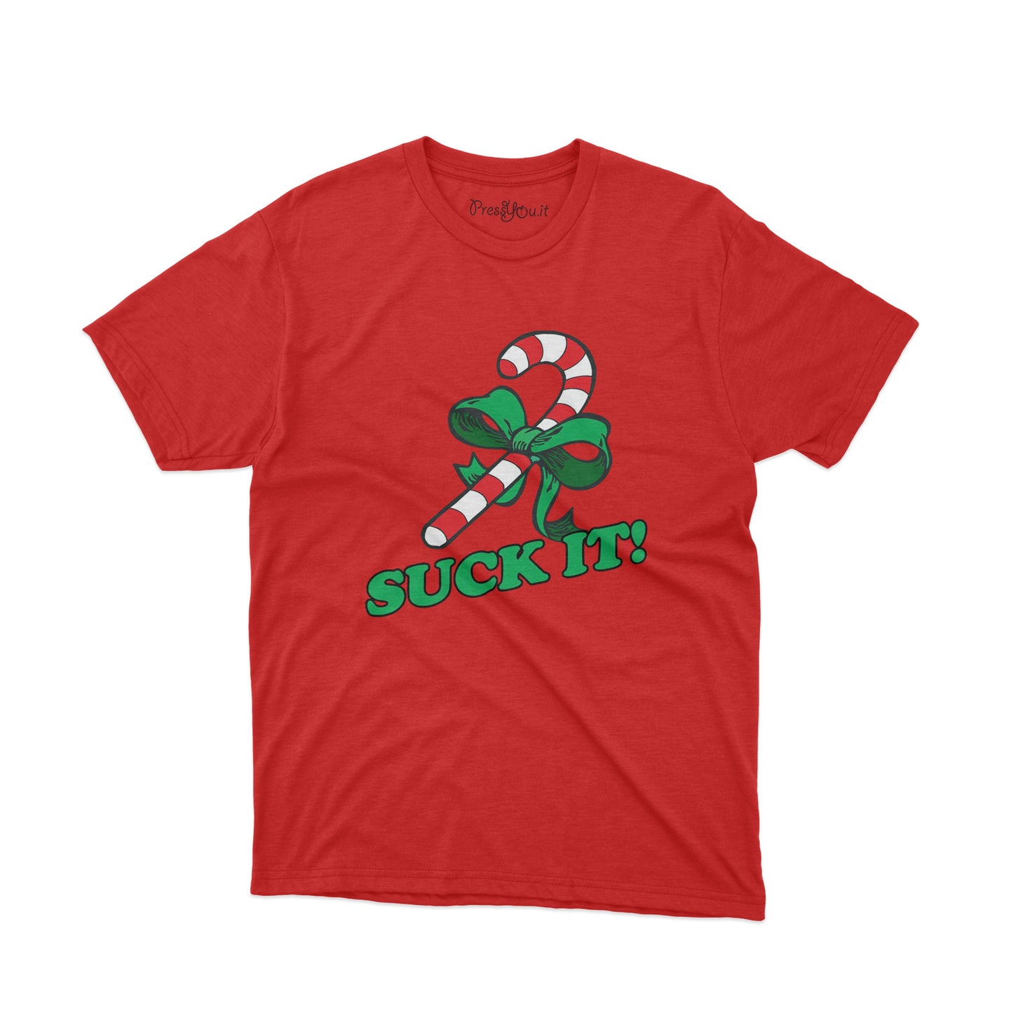 maglietta t-shirt-regalo di natale suck it