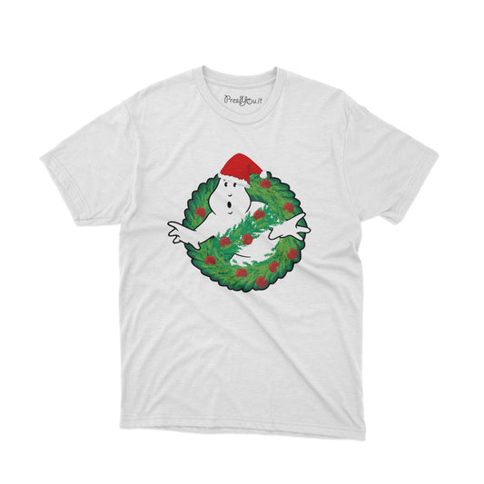 maglietta t-shirt-natale ghost logo