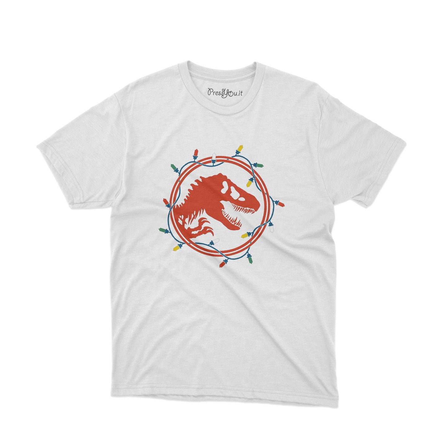 maglietta t-shirt-merry jurassic christmas