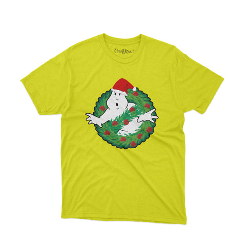 maglietta t-shirt-natale ghost logo