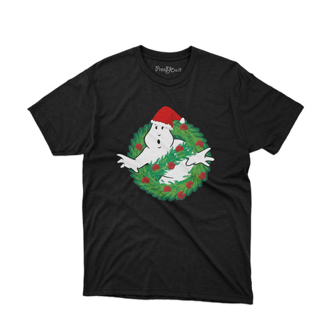 maglietta t-shirt-natale ghost logo