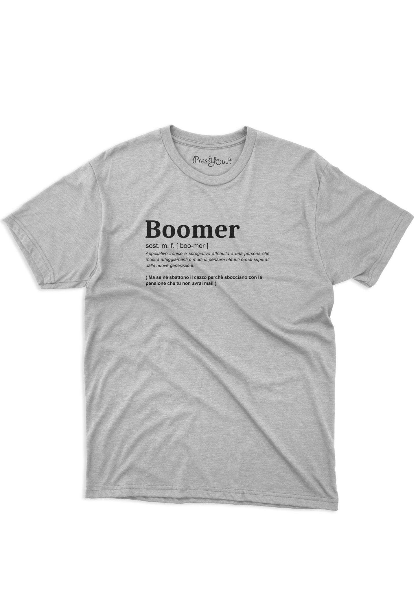 maglietta t-shirt- boomer dizionario