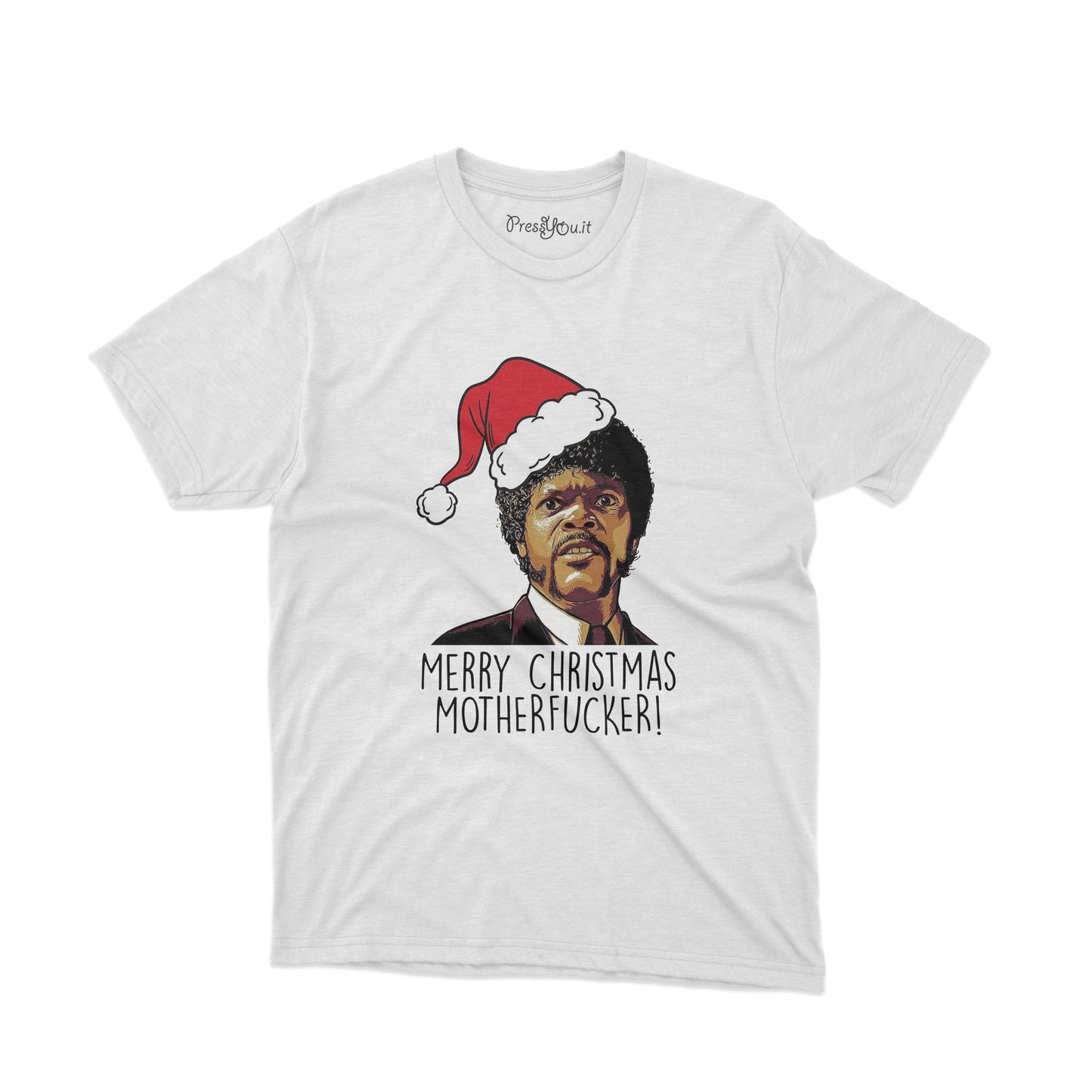 maglietta t-shirt-natale merry christmas motherfuker