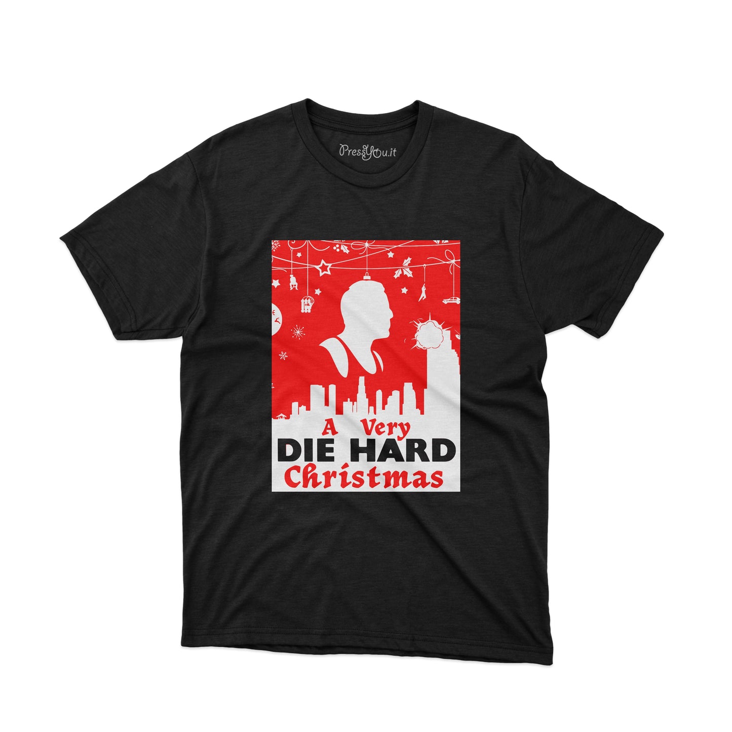 maglietta t-shirt-natale a very die hard christmas