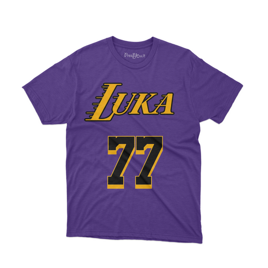 maglietta t-shirt- luka 77 los angeles basket