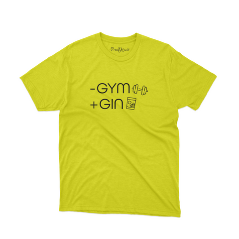 maglietta t-shirt- Meno GYM più Gin