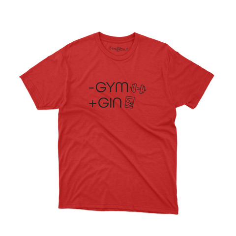 maglietta t-shirt- Meno GYM più Gin