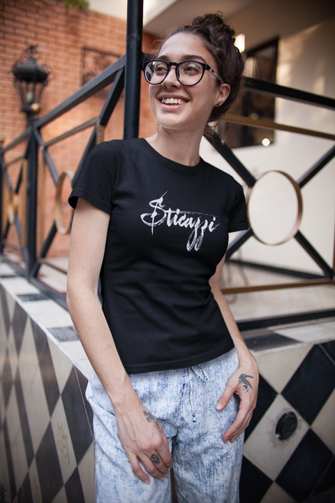 maglietta t-shirt- sticazzi corsivo