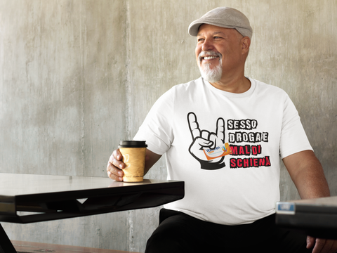 maglietta t-shirt- sesso droga e mal di schiena