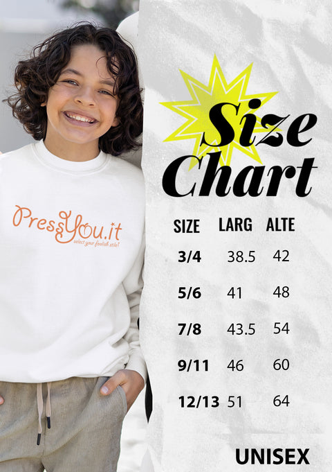 felpa girocollo unisex- gaina influencer