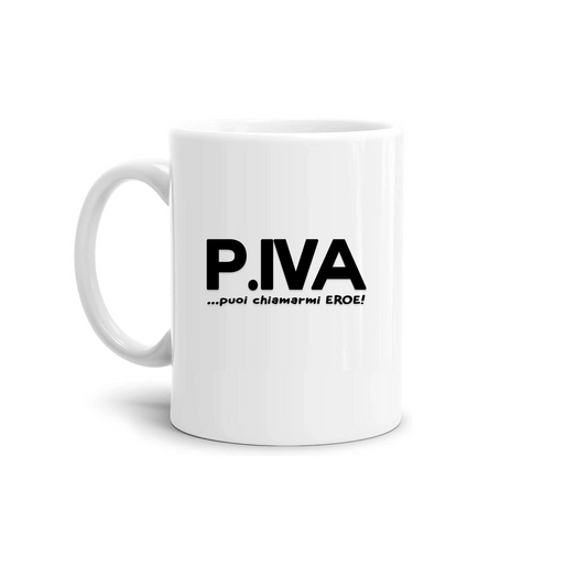 tazza Mug- partita iva puoi chiamarmi eroe