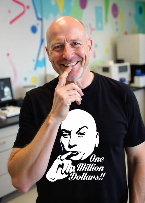 maglietta t-shirt- One million dollars! un milione di dollari!