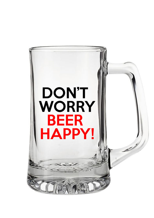 mugs -dont worry beer happy funny gift