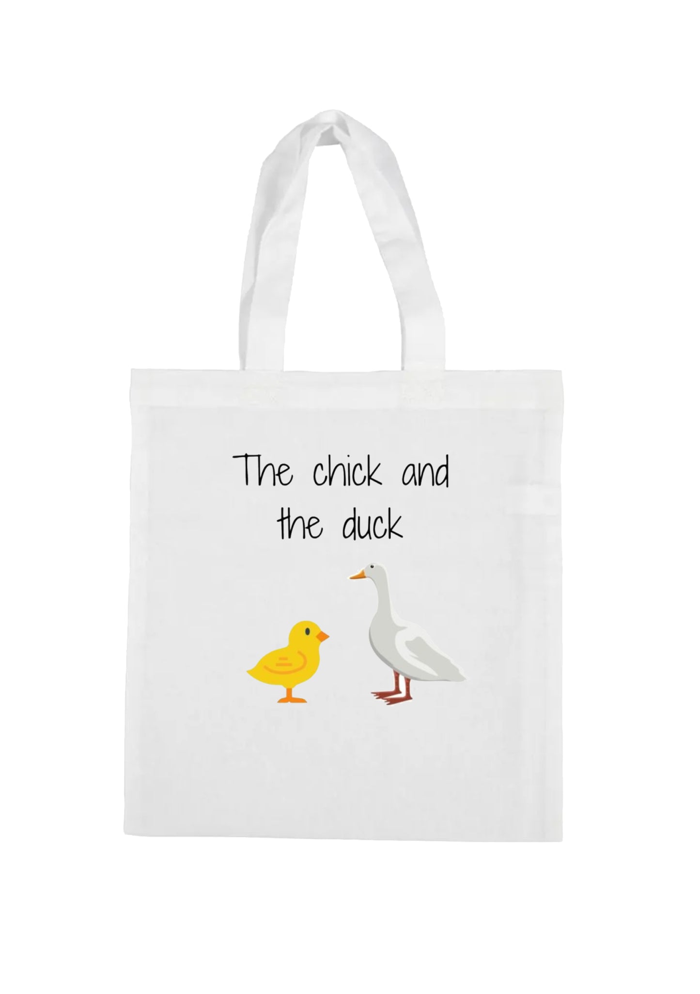 borsa shopping bag- papera e pulcino tje chick and the duck amici