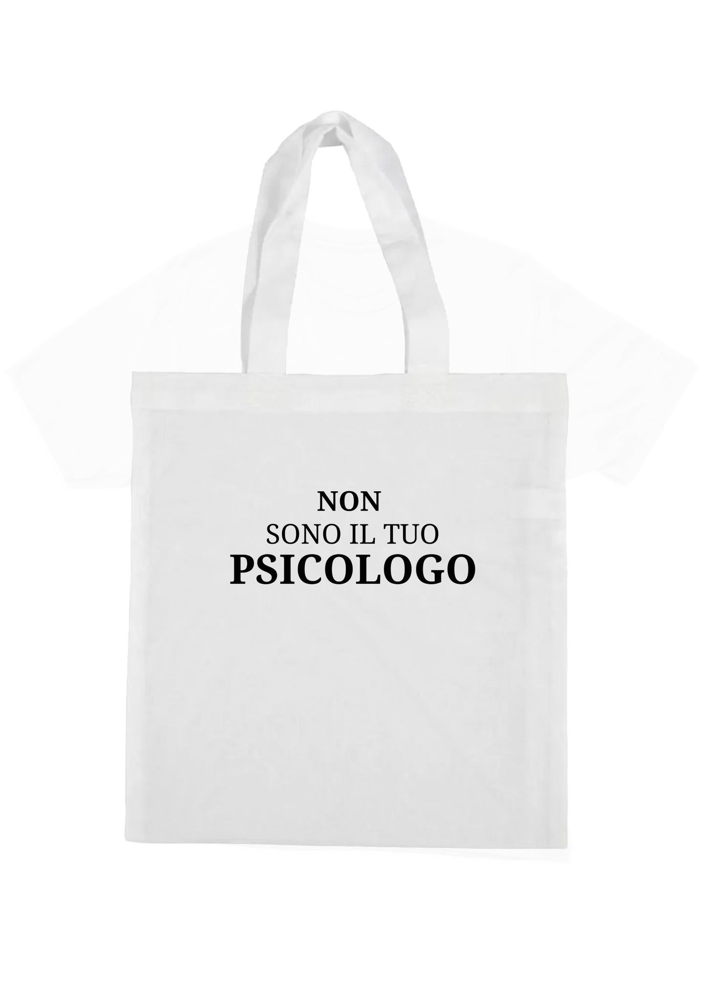 borsa shopping bag- non sono il tuo psicologo