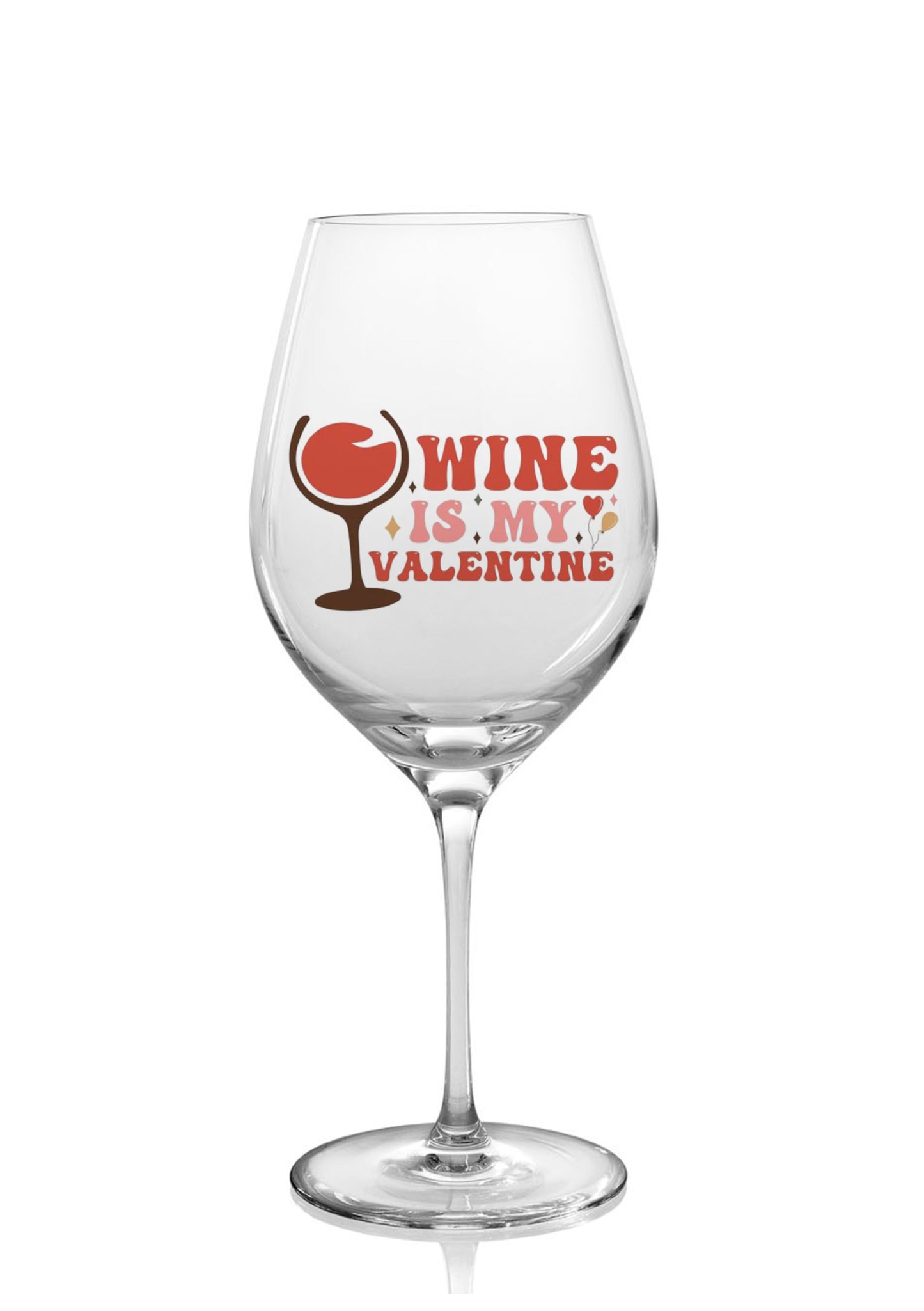 calice - wine is my valentine amore san valentino