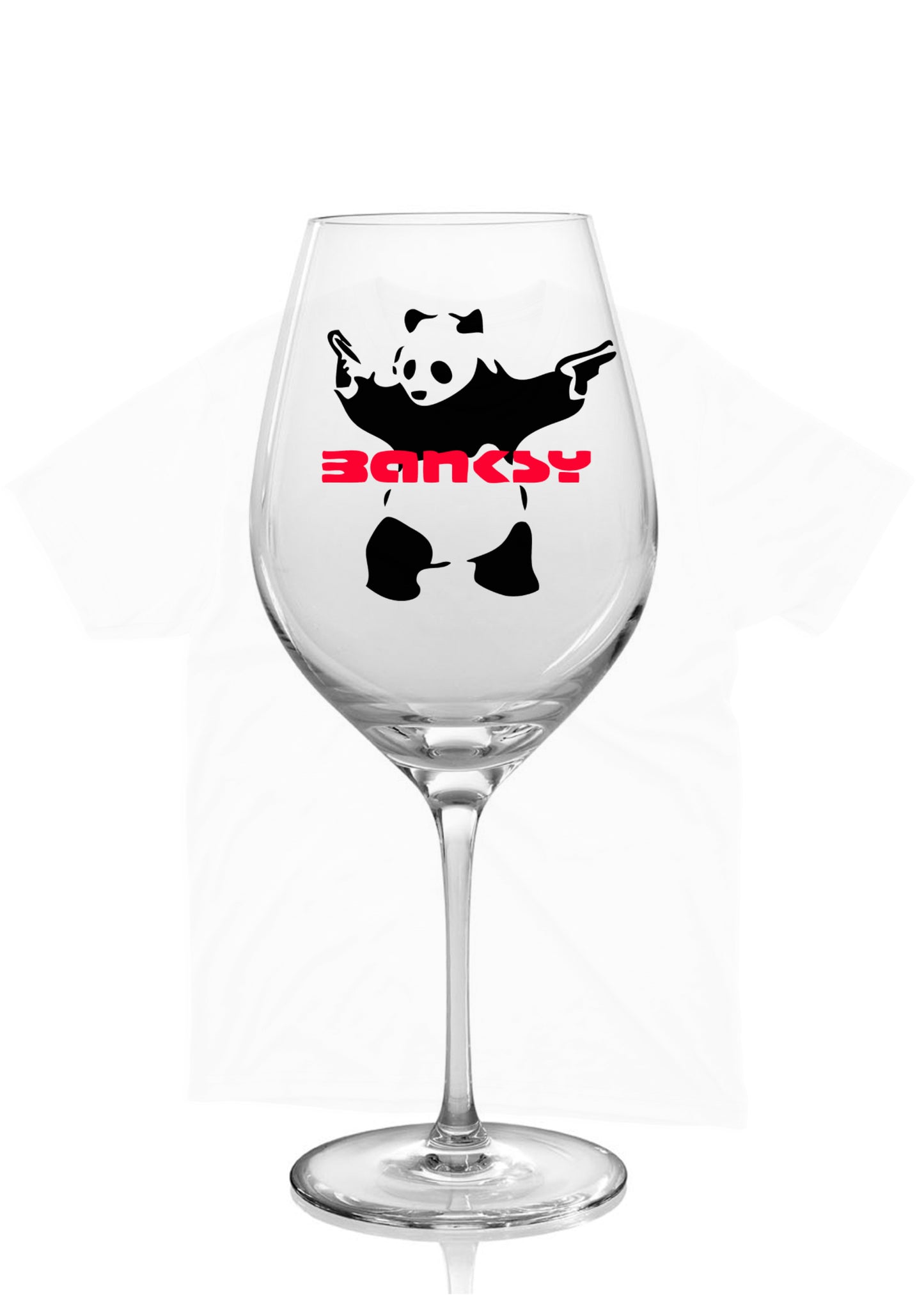 calice - banksy panda armato