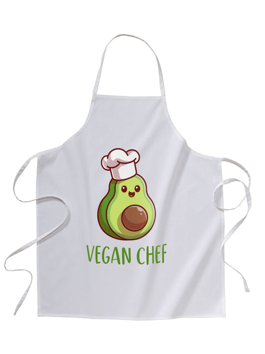 grembiule -vegan chef cuoco vegano