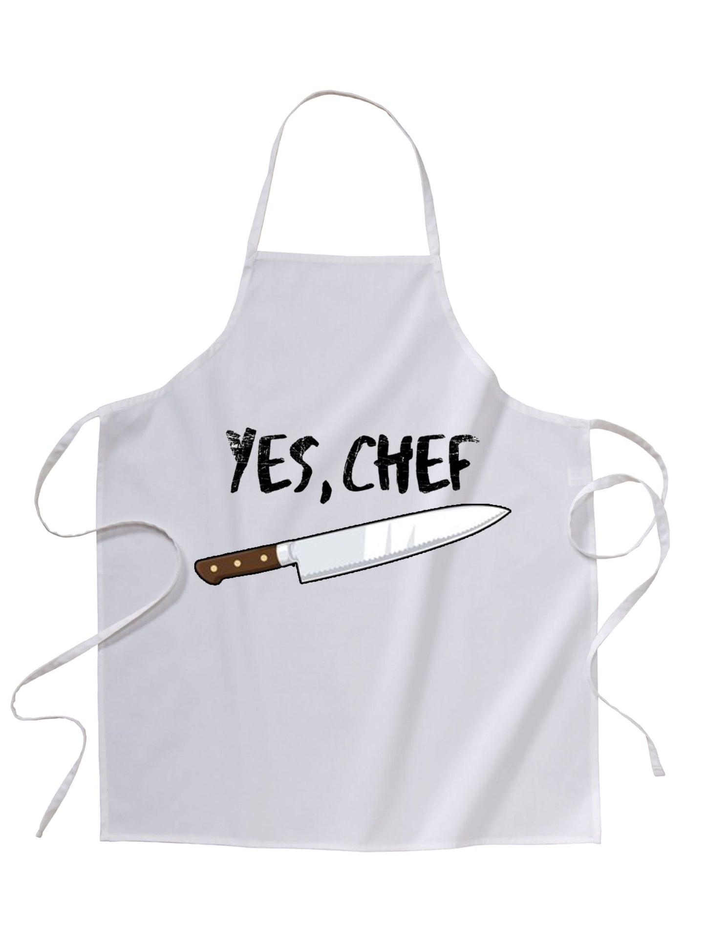apron -yes chef knife