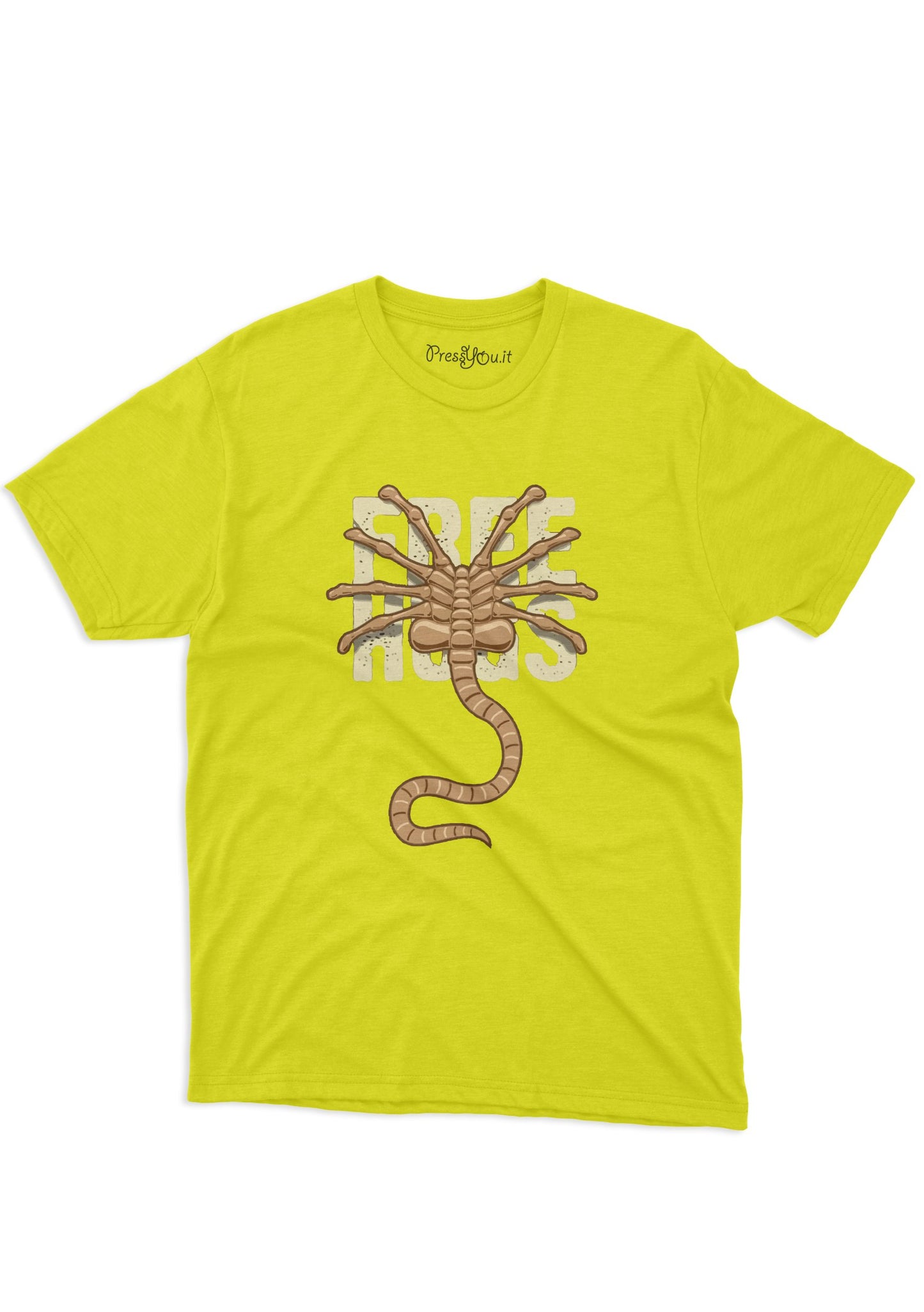free hugs t-shirt alien parasite 90s movie t-shirt