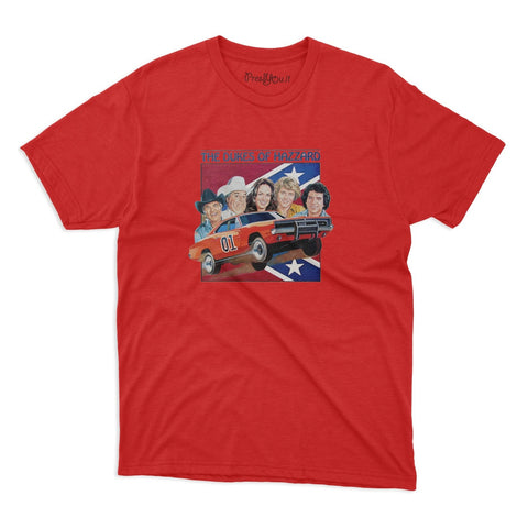 t-shirt t-shirt-American Vintage Cars Vintage Car Style and Adventures in the South 80s TV