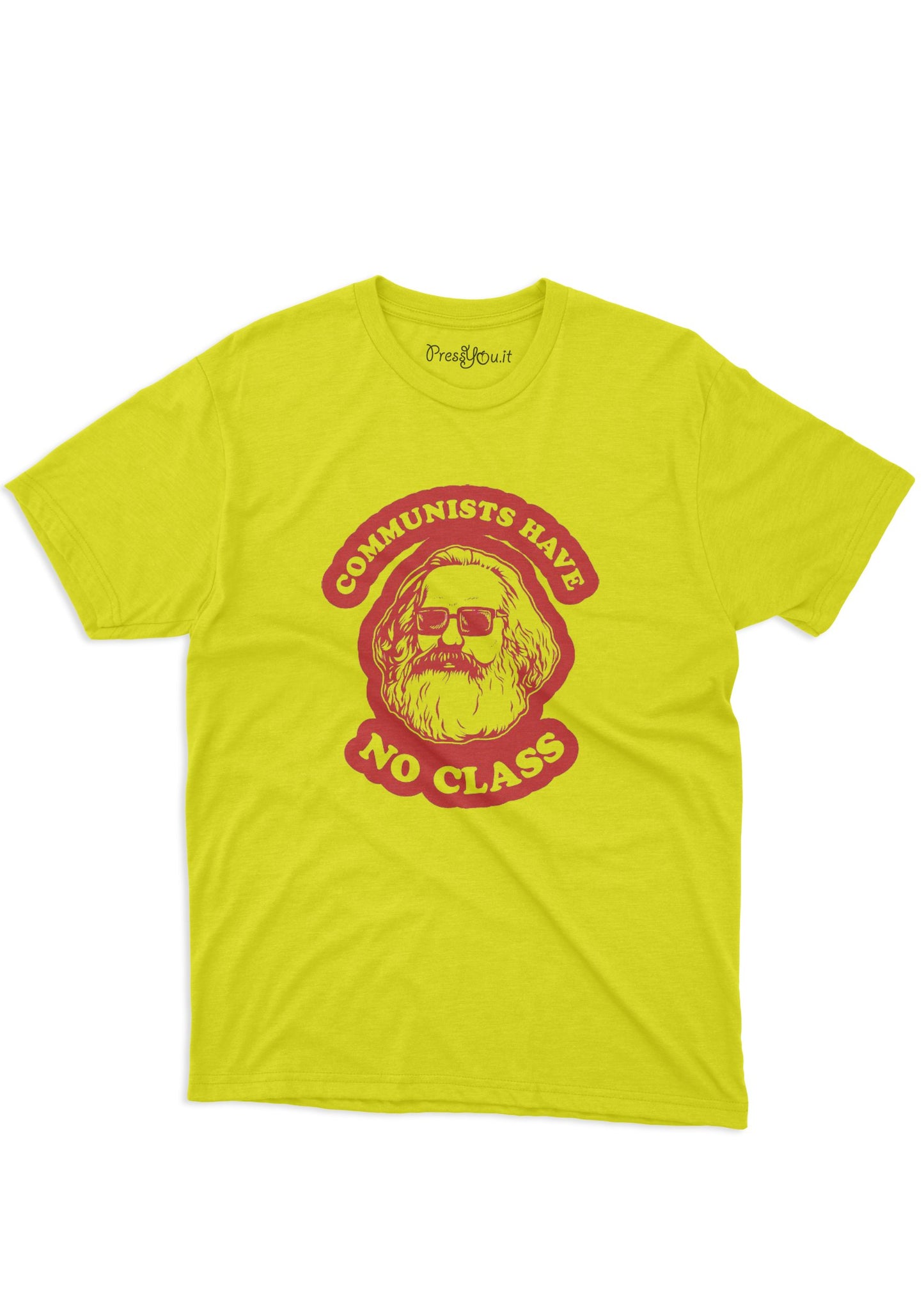 maglietta t-shirt- karl marx comunismo communists have no class