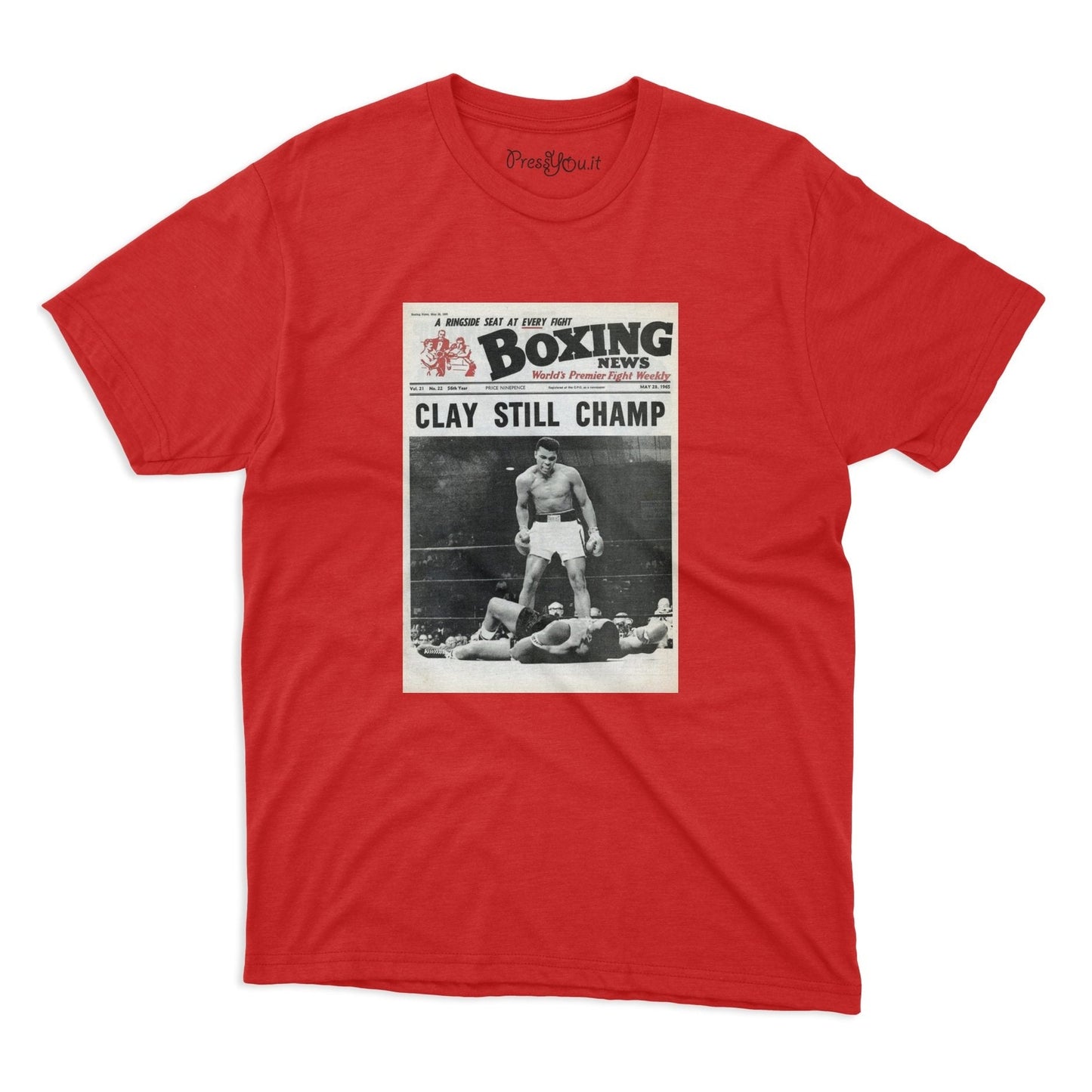 maglietta t-shirt- boxing news